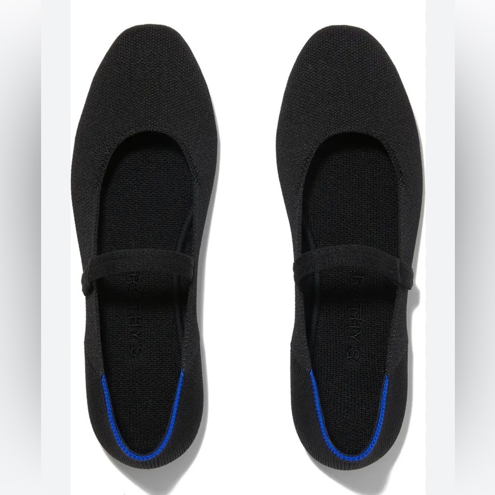 Rothy's Black Mary Jane Flats